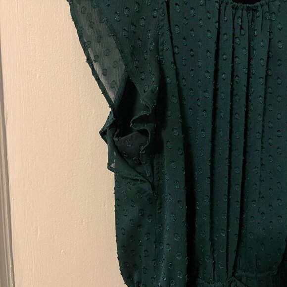 Green Swiss Dot H&M Dress - Medium - Picture 7 of 7